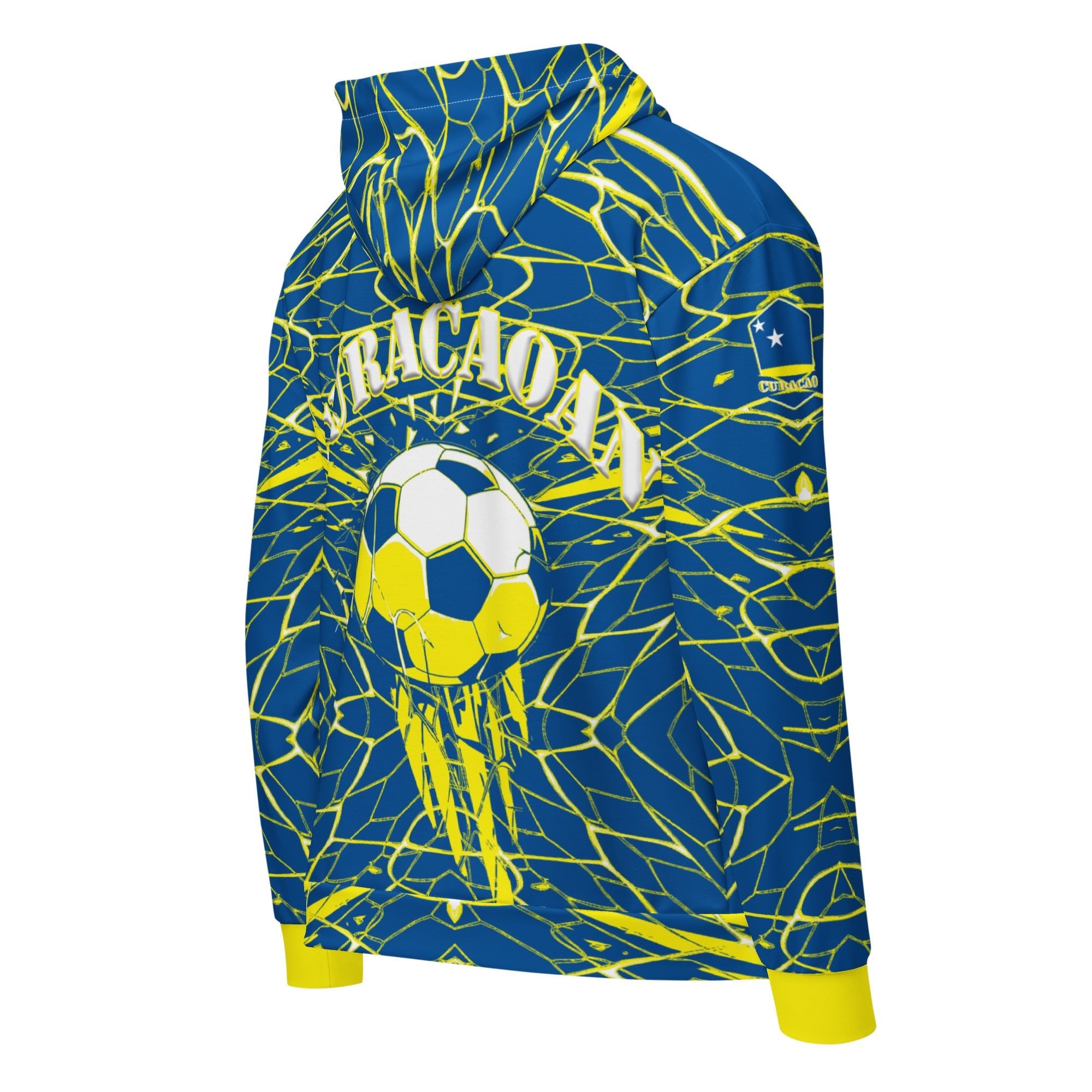 Curacao Football Unisex zip hoodie - Conscious Apparel Store