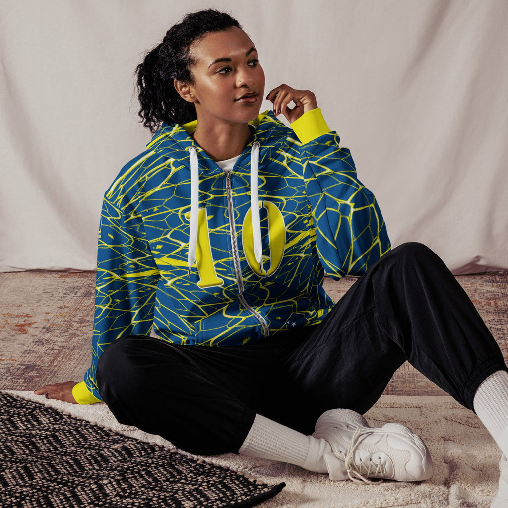 Curacao Football Unisex zip hoodie - Conscious Apparel Store