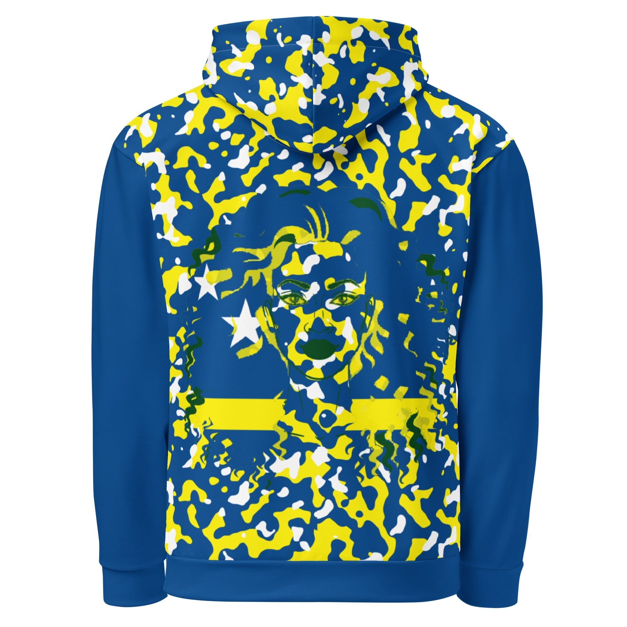 Curacaoan Girl Camo Unisex Pullover Hoodie - Conscious Apparel Store