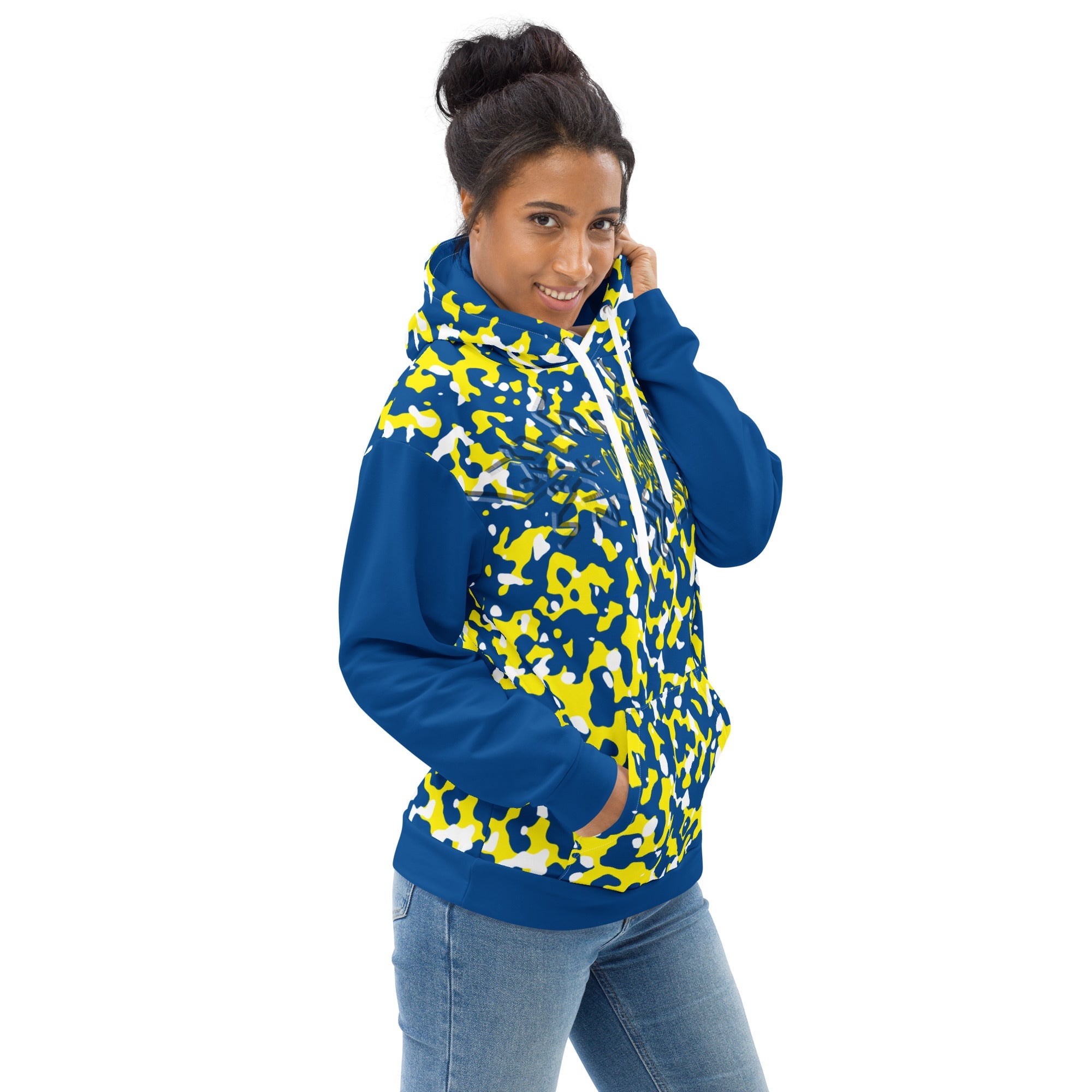 Curacaoan Girl Camo Unisex Pullover Hoodie - Conscious Apparel Store