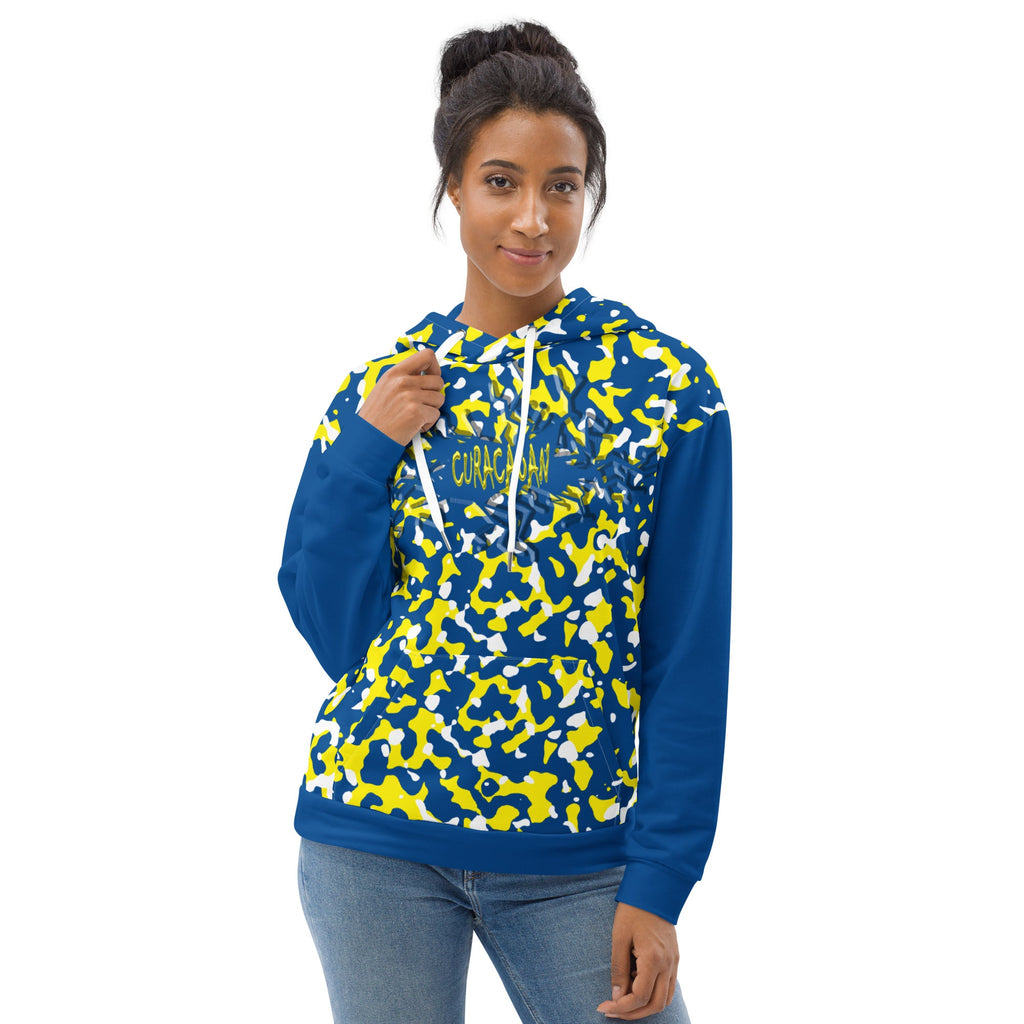 Curacaoan Girl Camo Unisex Pullover Hoodie - Conscious Apparel Store