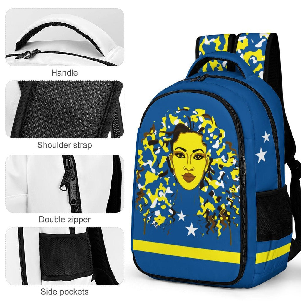 Curacaoan Girl Casual Backpack - Conscious Apparel Store