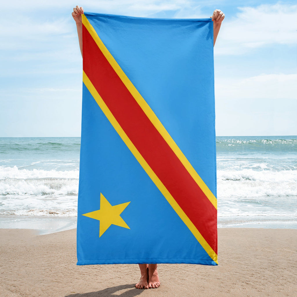 D R Congo Beach Towel - Conscious Apparel Store