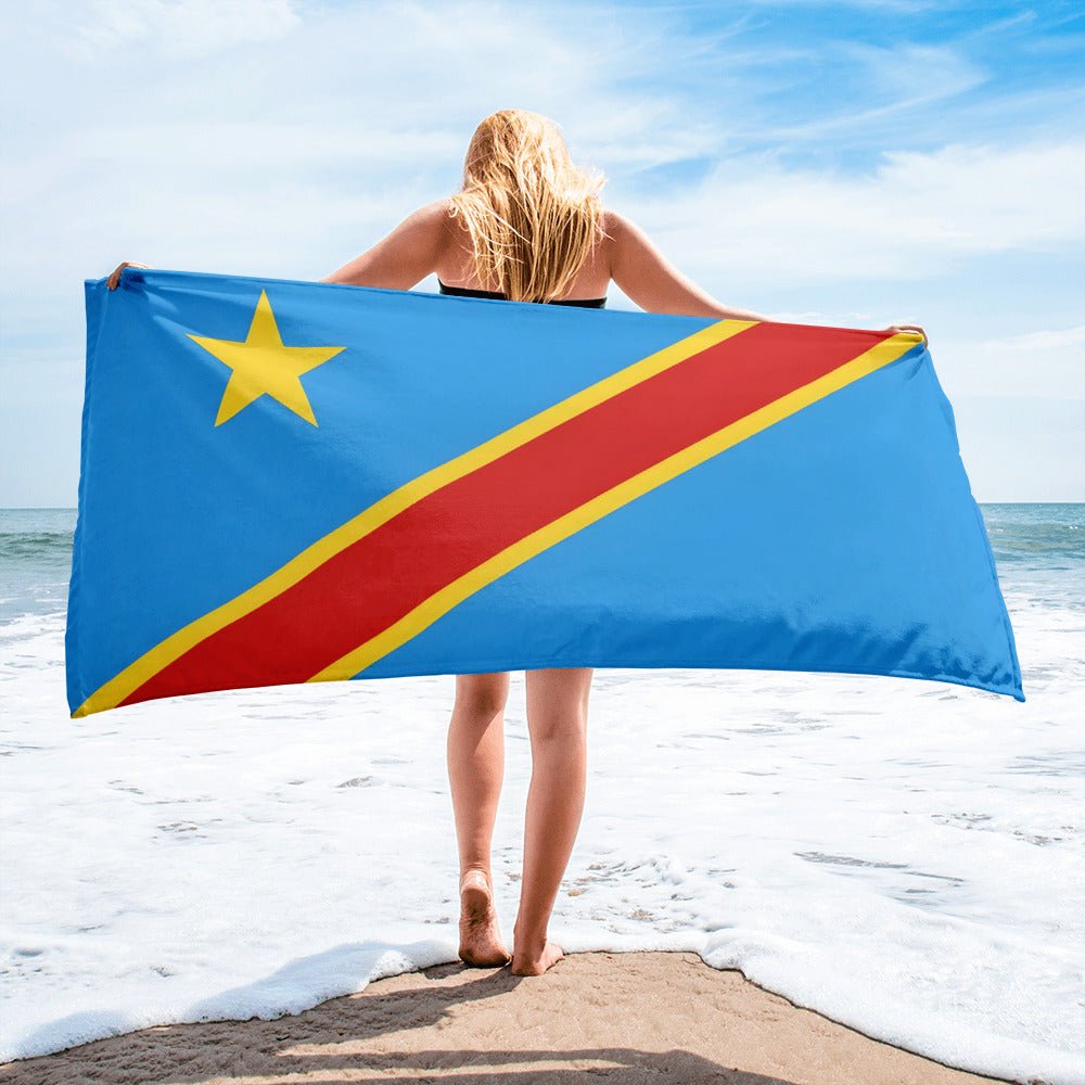 D R Congo Beach Towel - Conscious Apparel Store