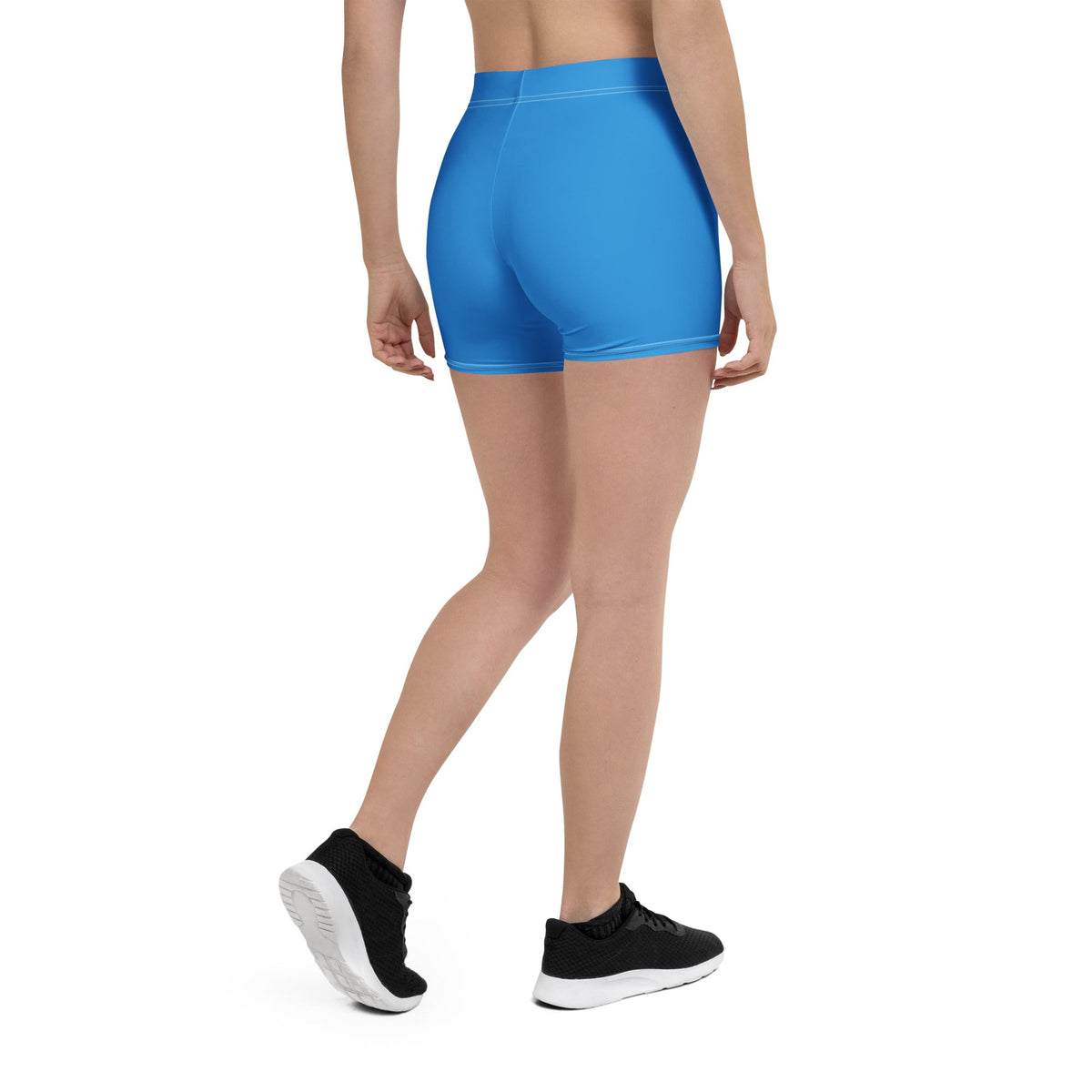 D R Congo Blue Leggings Shorts - Conscious Apparel Store