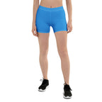 D R Congo Blue Leggings Shorts - Conscious Apparel Store