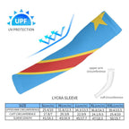 D R Congo Flag Cooling Compression Arm Sleeves - Conscious Apparel Store