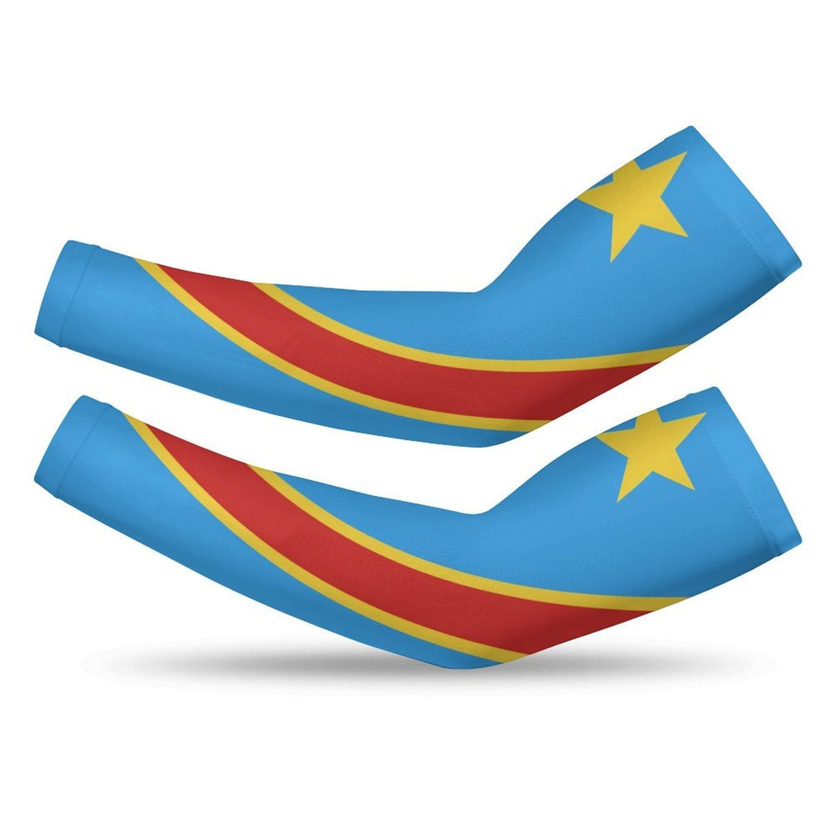 D R Congo Flag Cooling Compression Arm Sleeves - Conscious Apparel Store