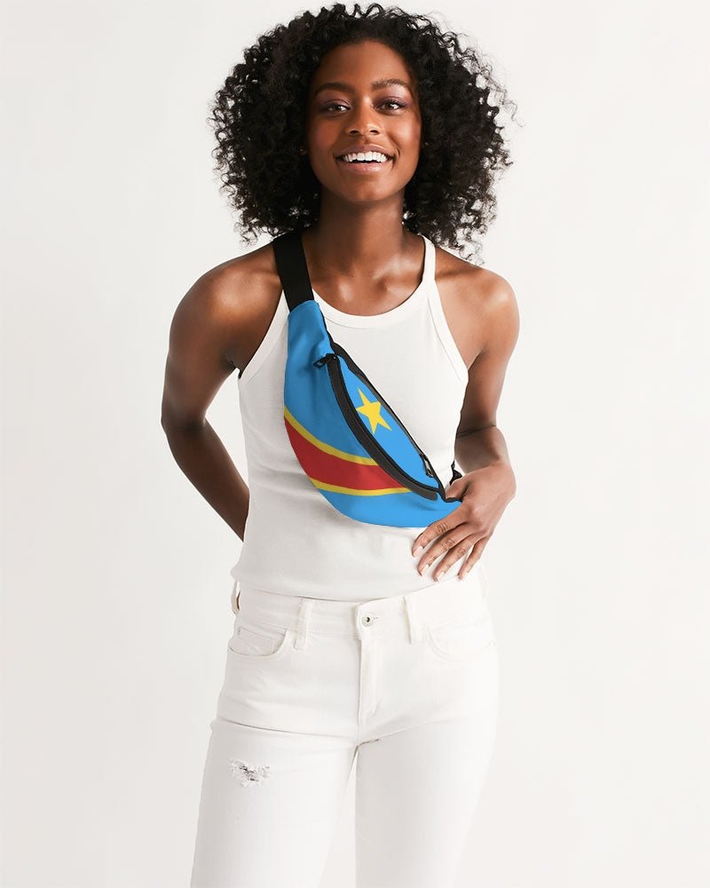 D R Congo Flag Crossbody Sling Bag - Conscious Apparel Store