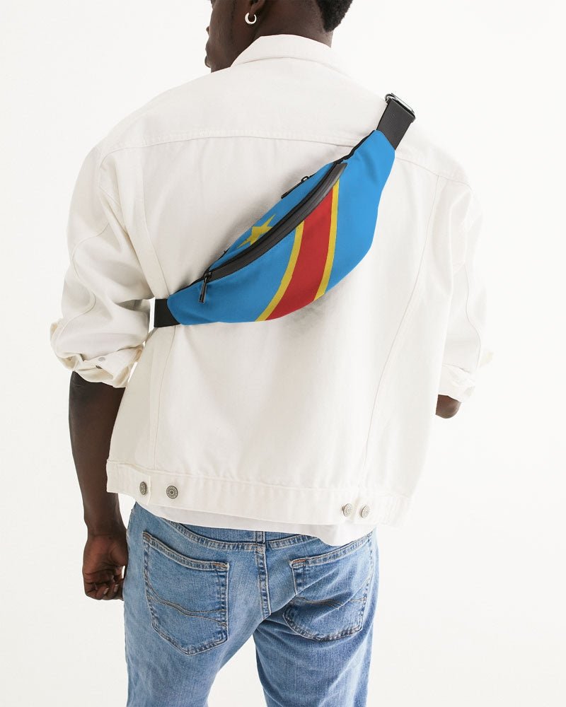 D R Congo Flag Crossbody Sling Bag - Conscious Apparel Store