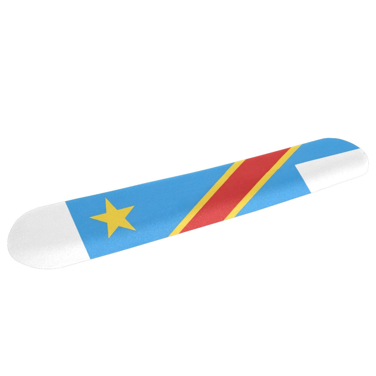 D R Congo Flag Keyboard Wrist Rest Pad - Conscious Apparel Store