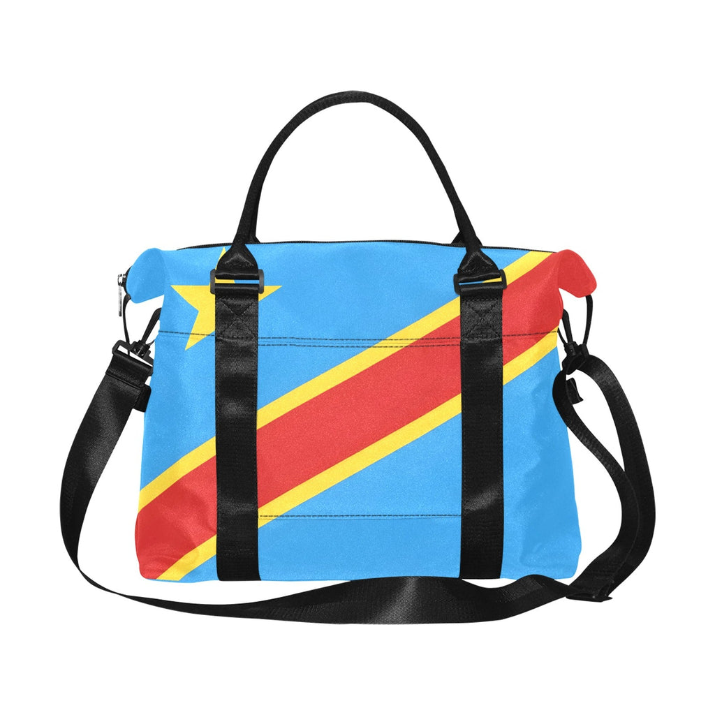 D R Congo Flag Large Capacity Duffle Bag - Conscious Apparel Store