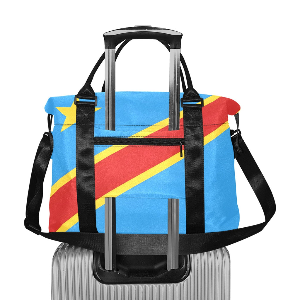 D R Congo Flag Large Capacity Duffle Bag - Conscious Apparel Store