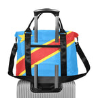 D R Congo Flag Large Capacity Duffle Bag - Conscious Apparel Store