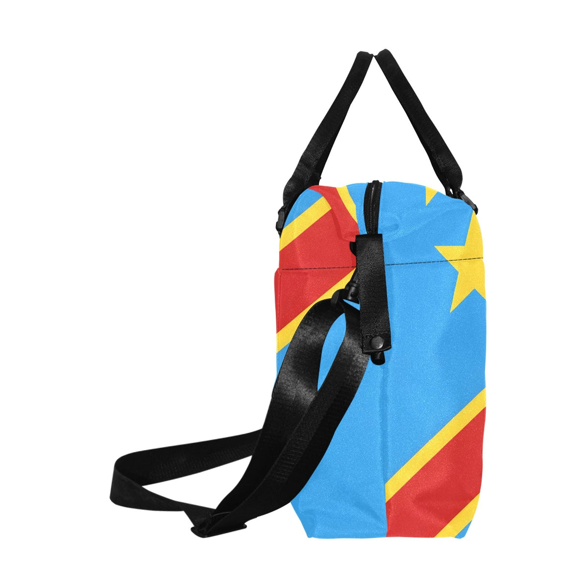 D R Congo Flag Large Capacity Duffle Bag - Conscious Apparel Store