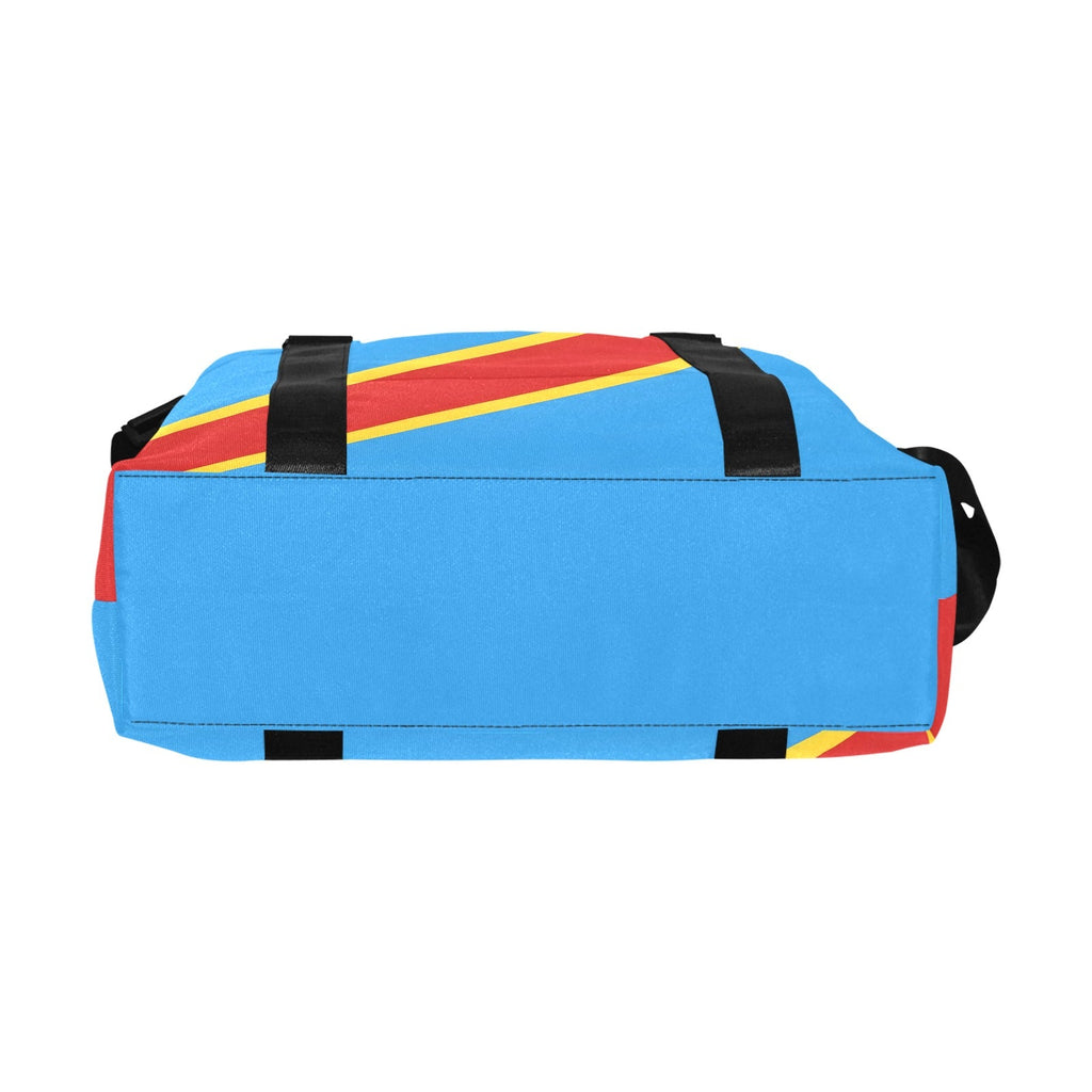 D R Congo Flag Large Capacity Duffle Bag - Conscious Apparel Store