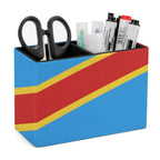 D R Congo Flag Leather Pen Holder - Conscious Apparel Store