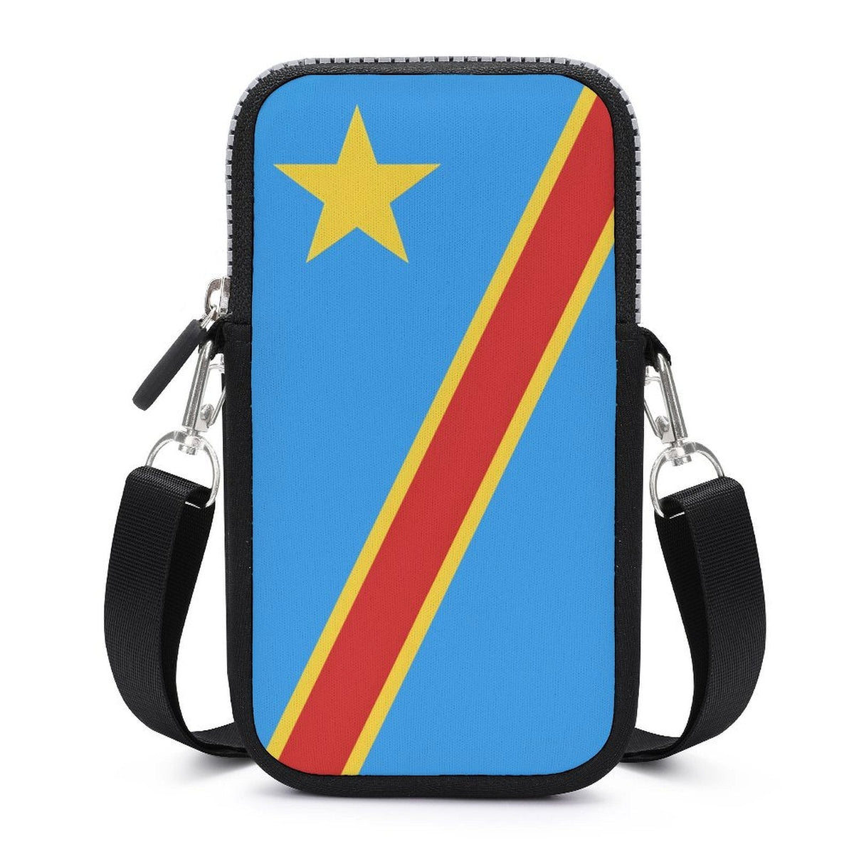 D R Congo Flag Mobile Phone Purse - Conscious Apparel Store