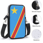 D R Congo Flag Mobile Phone Purse - Conscious Apparel Store