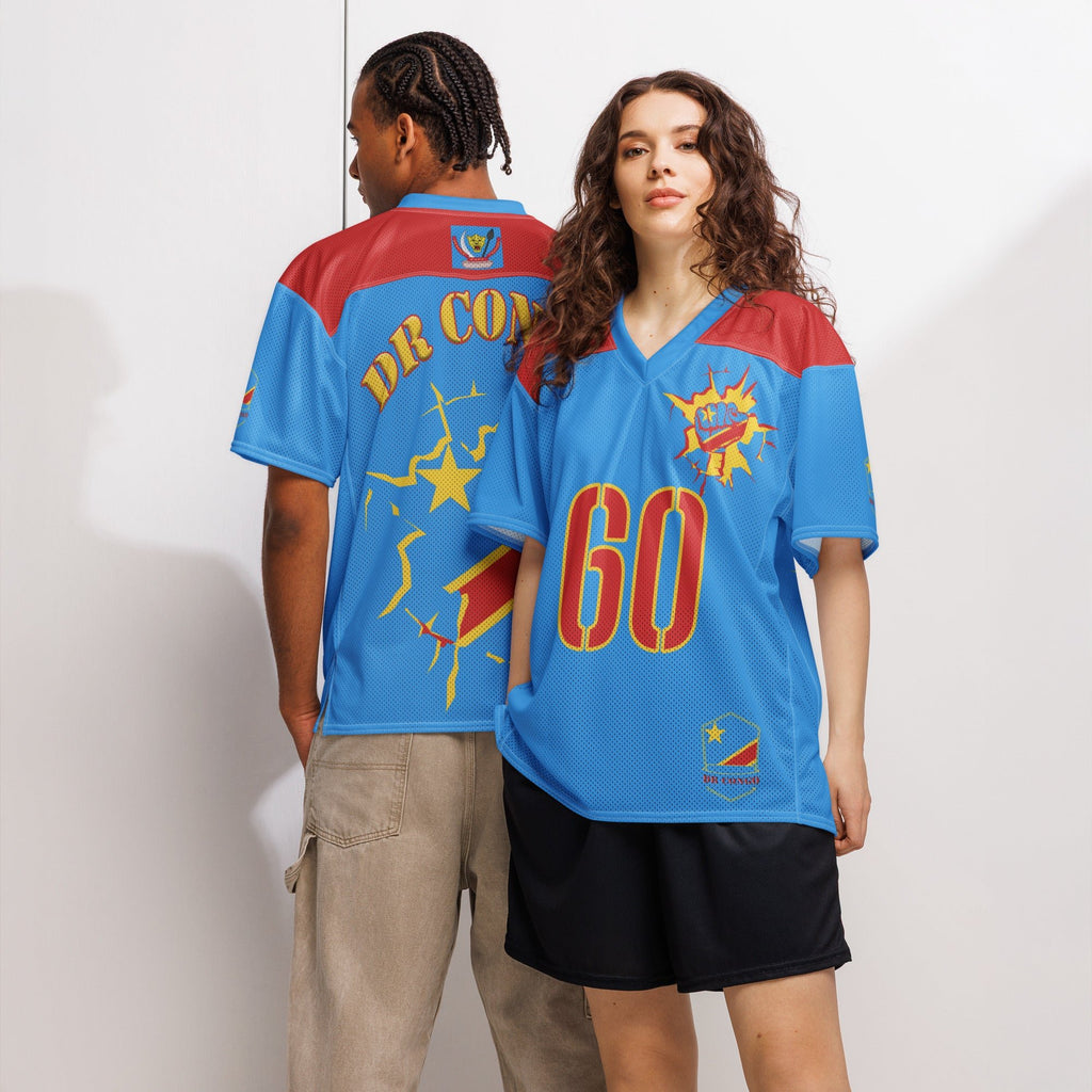 D R Congo Flag Sports Jersey - Conscious Apparel Store