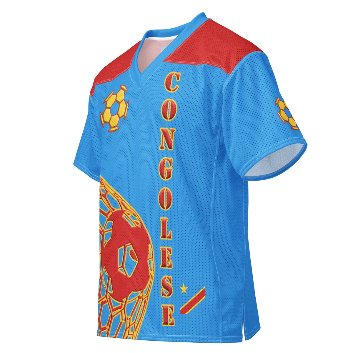 D R Congo Football Sport Jersey - Conscious Apparel Store