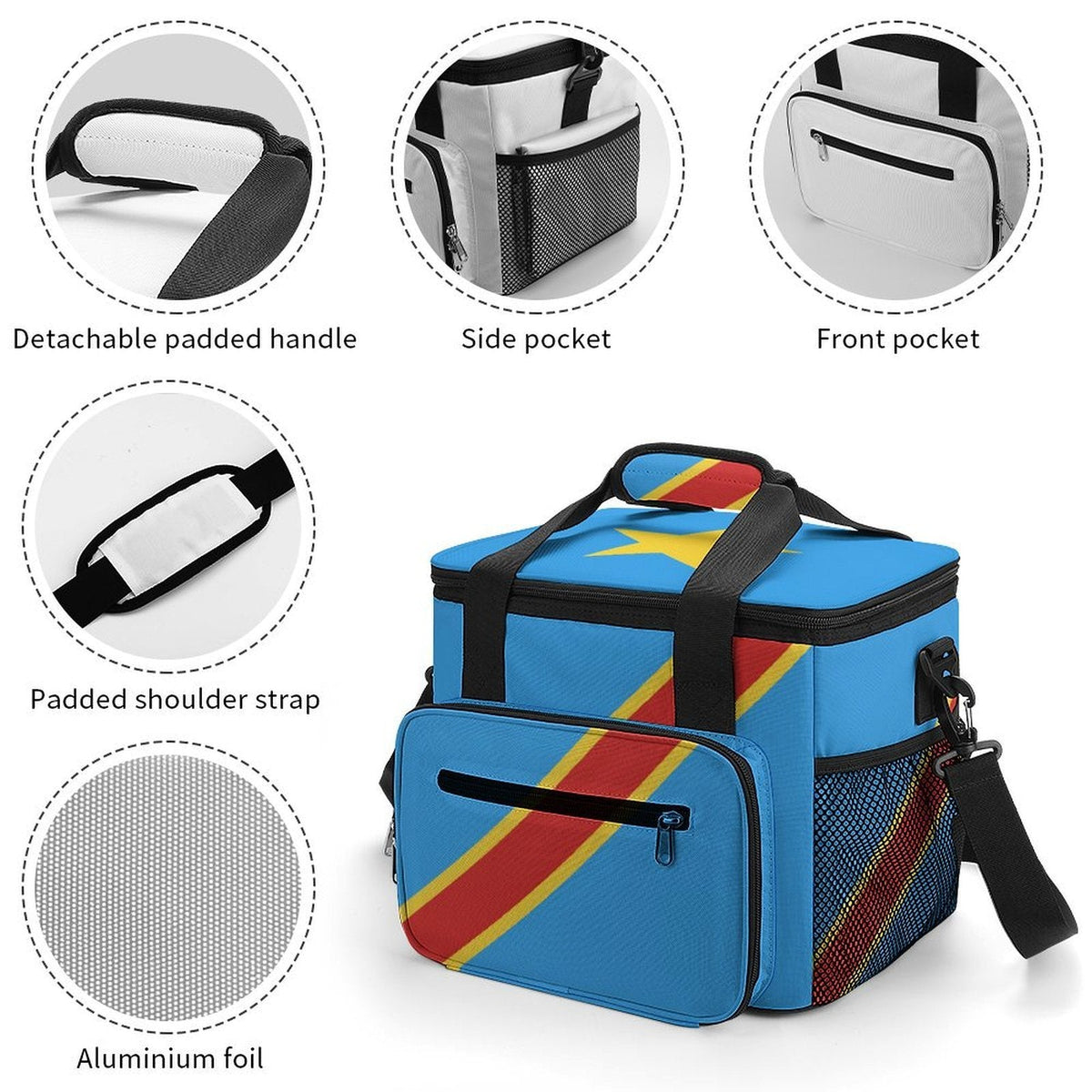D R Congo Insulated Cooler Bag - Conscious Apparel Store