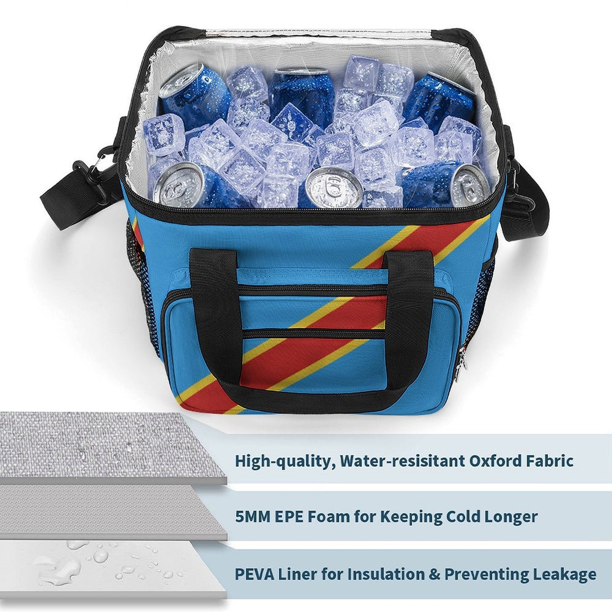 D R Congo Insulated Cooler Bag - Conscious Apparel Store