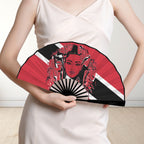 Trini Girl Double-Sided Custom Folding Fan