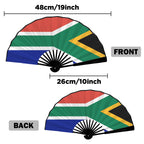 South Africa Flag Double-Sided Custom Folding Fan
