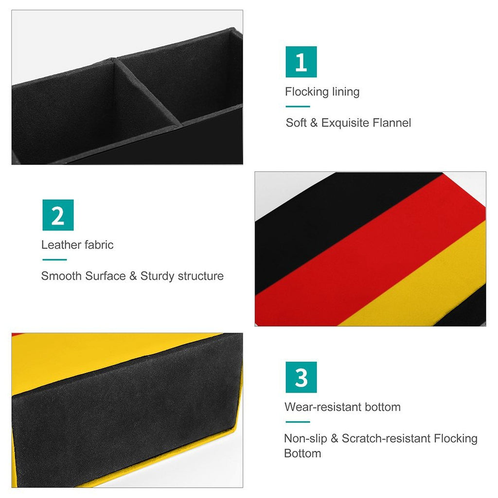 Germany Flag Leather Pen Holder