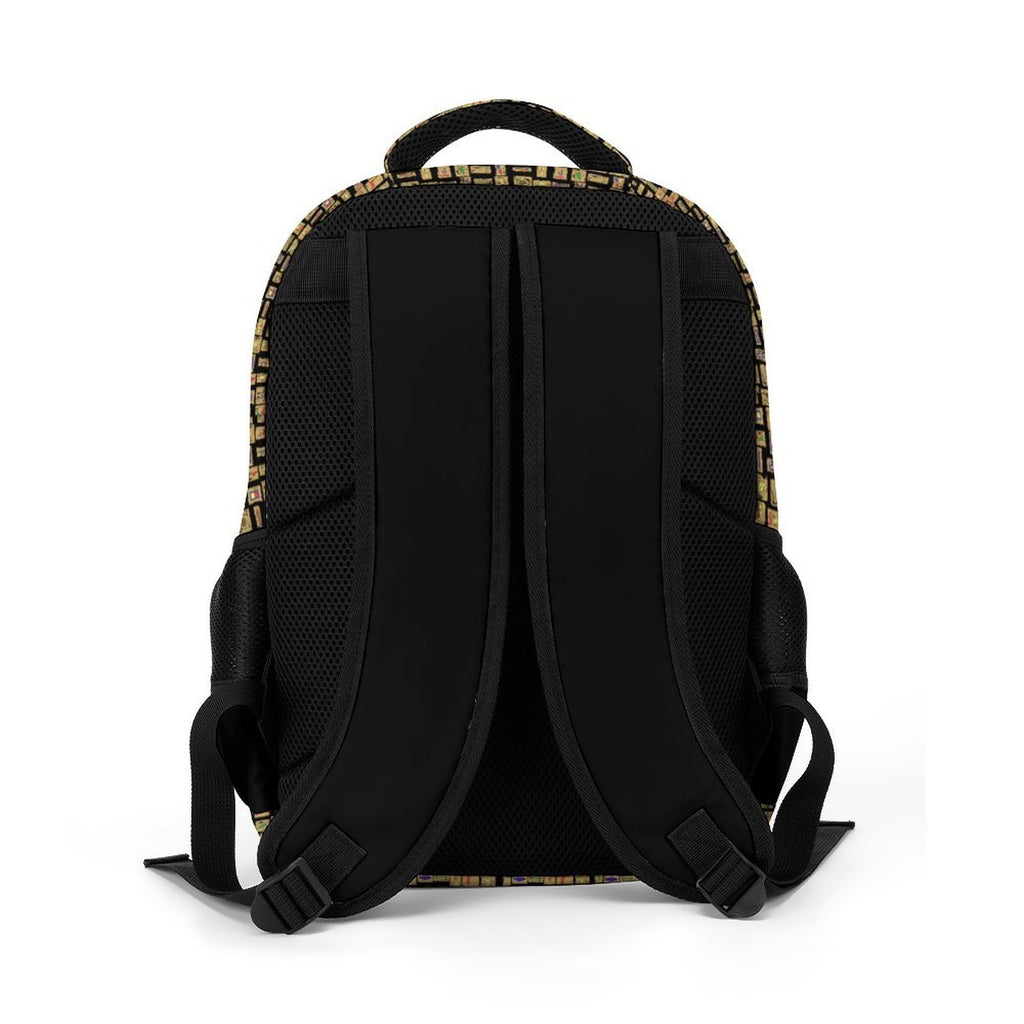 Nubian Girl Casual Backpack (Black) (6Colors Available)