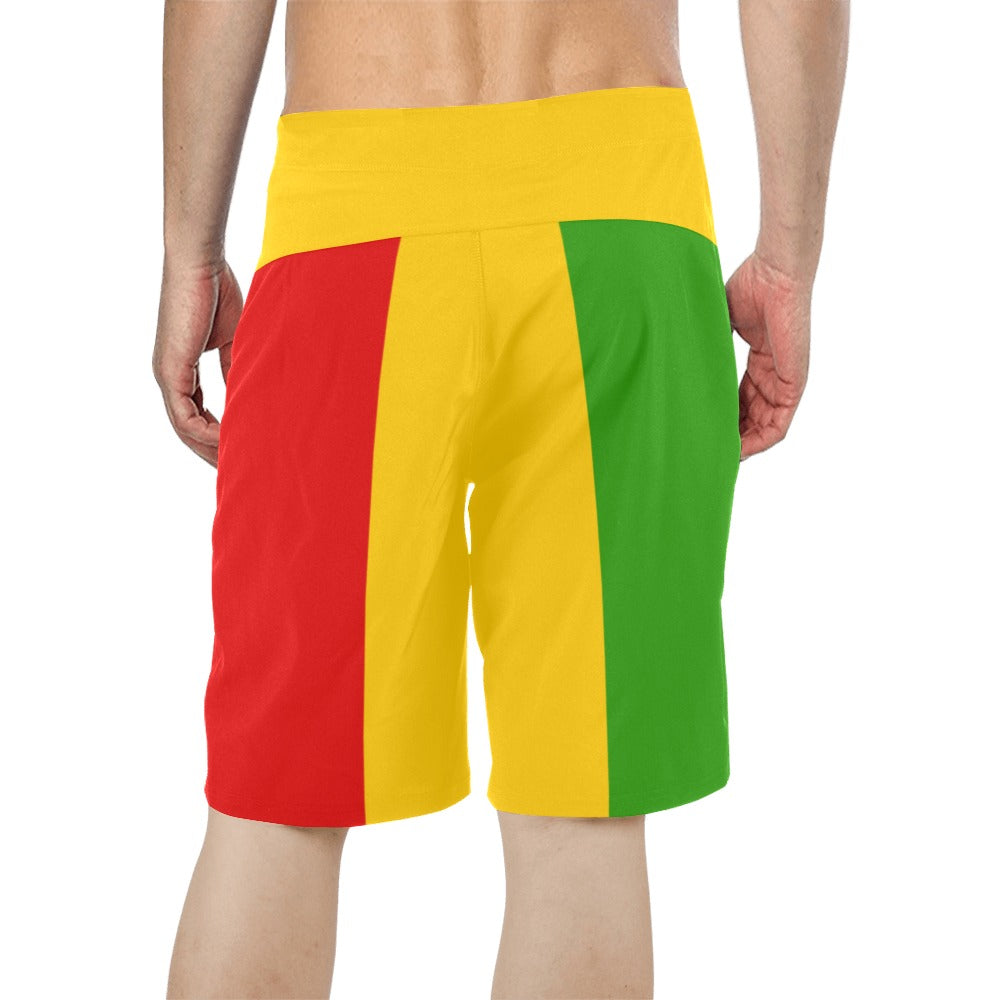 Rastafarian Flag Men's Board Shorts