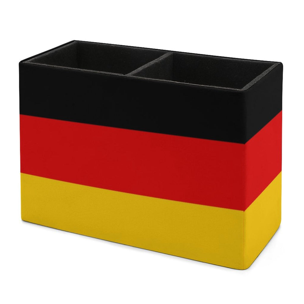 Germany Flag Leather Pen Holder