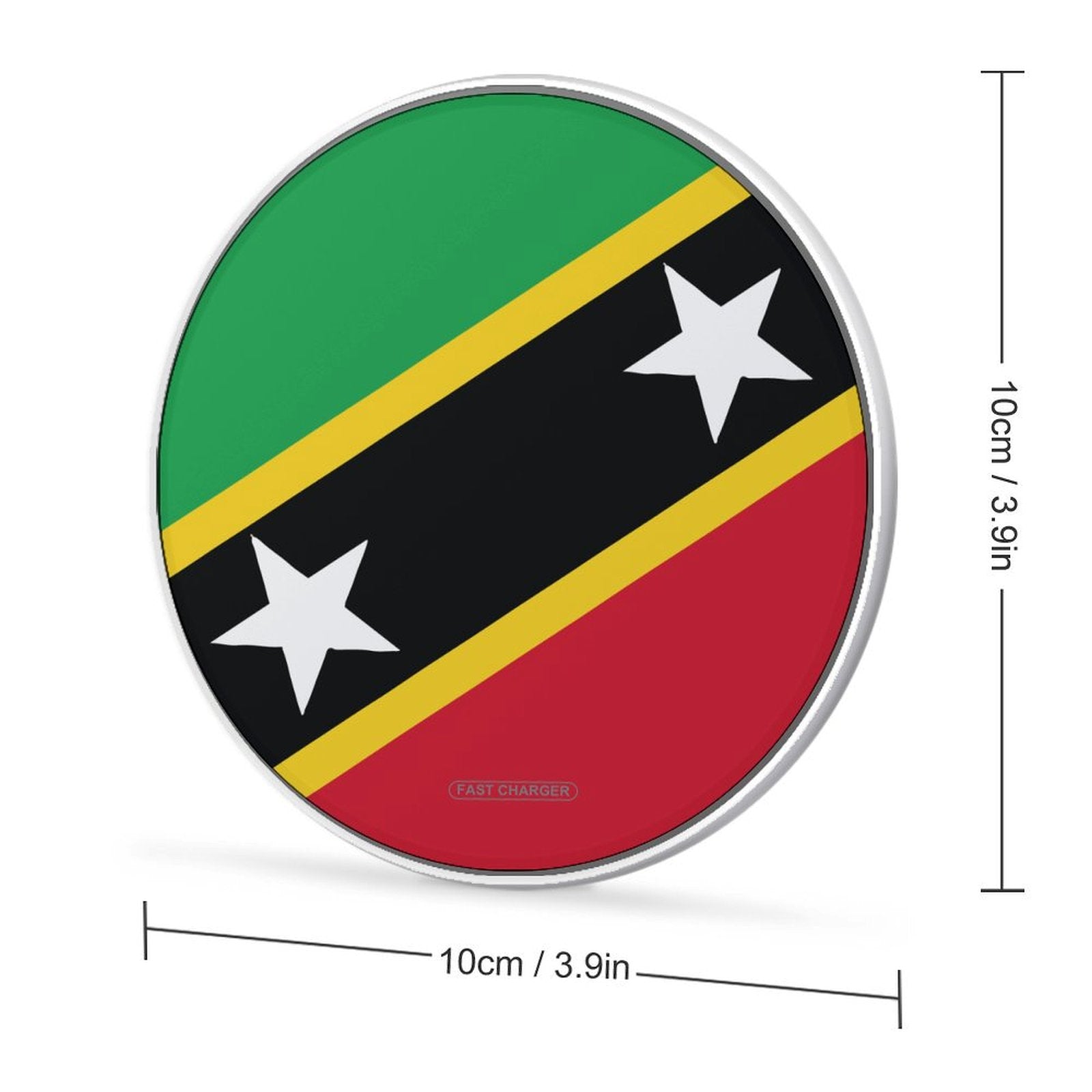 St Kitts Flag Wireless Charging Pad