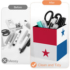 Panama Flag Square Pen Holder