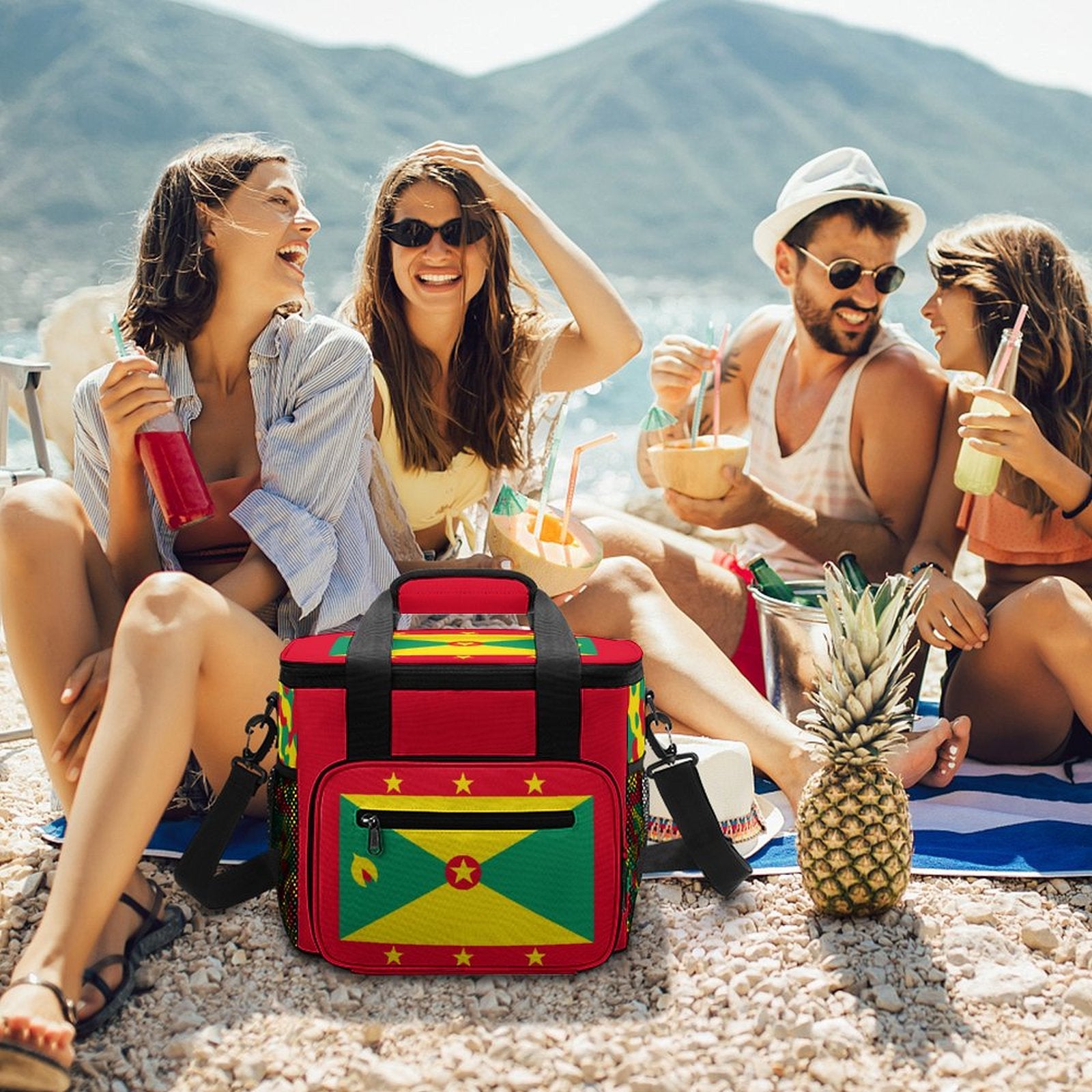 Grenada Flag Insulated Cooler Bag