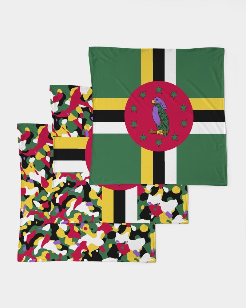 Dominica Flag Camo Bandana Set - Conscious Apparel Store