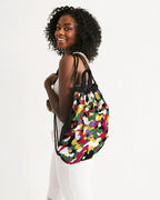 Dominica Flag Camo Canvas Drawstring Bag - Conscious Apparel Store