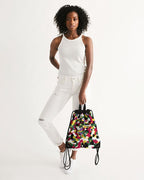 Dominica Flag Camo Canvas Drawstring Bag - Conscious Apparel Store