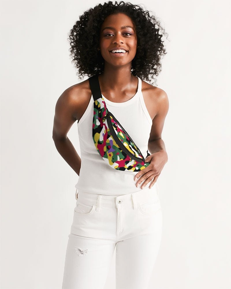 Dominica Flag Camo Crossbody Sling Bag - Conscious Apparel Store