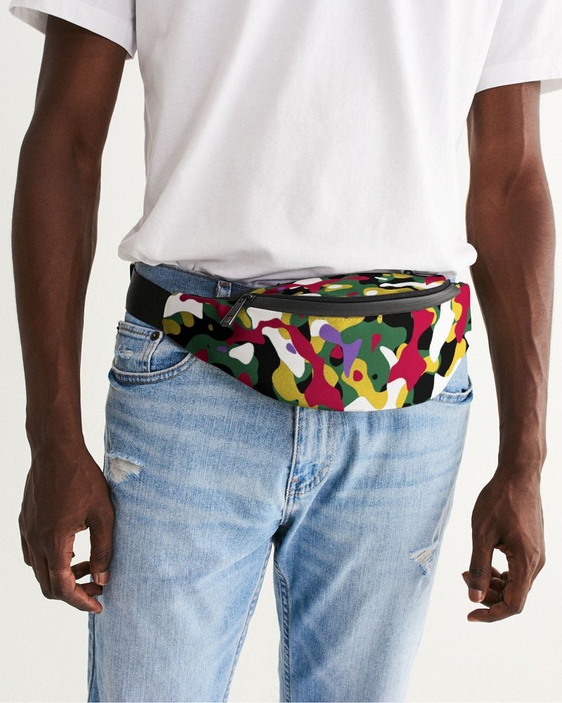 Dominica Flag Camo Crossbody Sling Bag - Conscious Apparel Store
