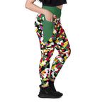 Dominica Flag Camo Leggings with pockets - Conscious Apparel Store