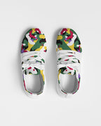 Dominica Flag Camo Men's Two - Tone Sneaker - Conscious Apparel Store