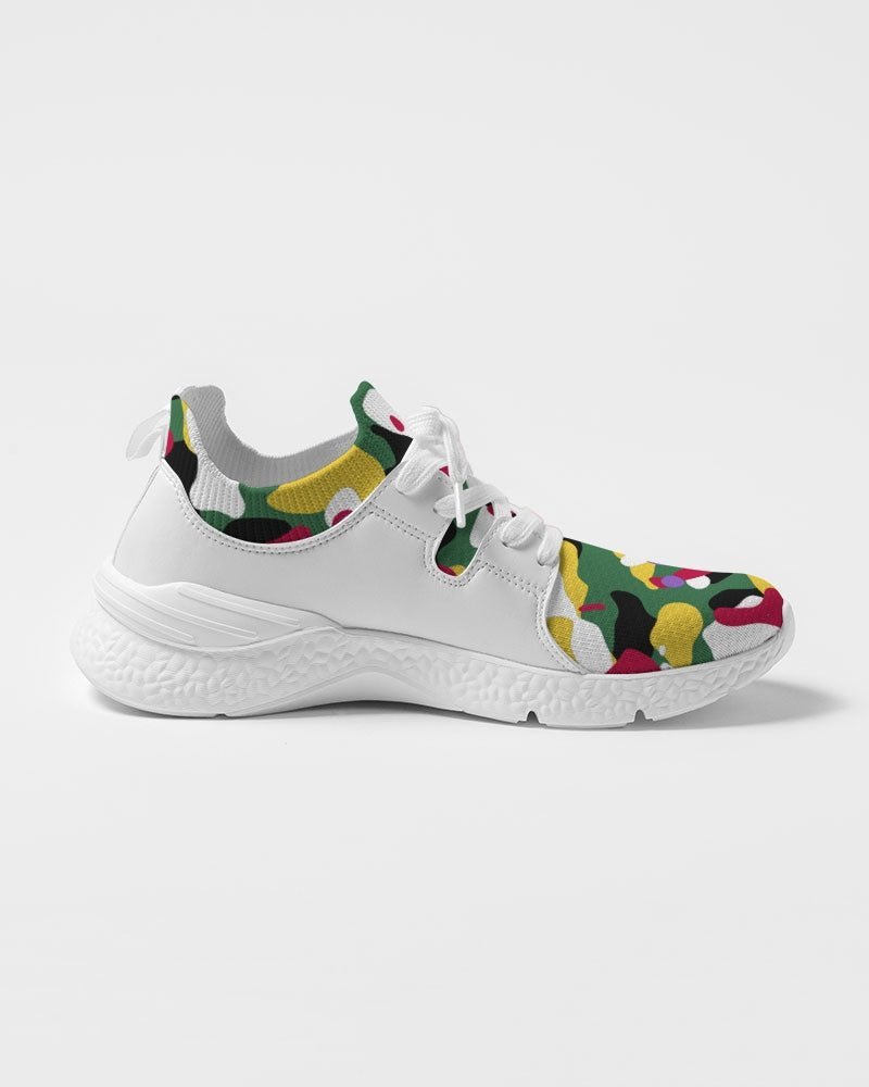 Dominica Flag Camo Men's Two-Tone Sneaker - Conscious Apparel Store