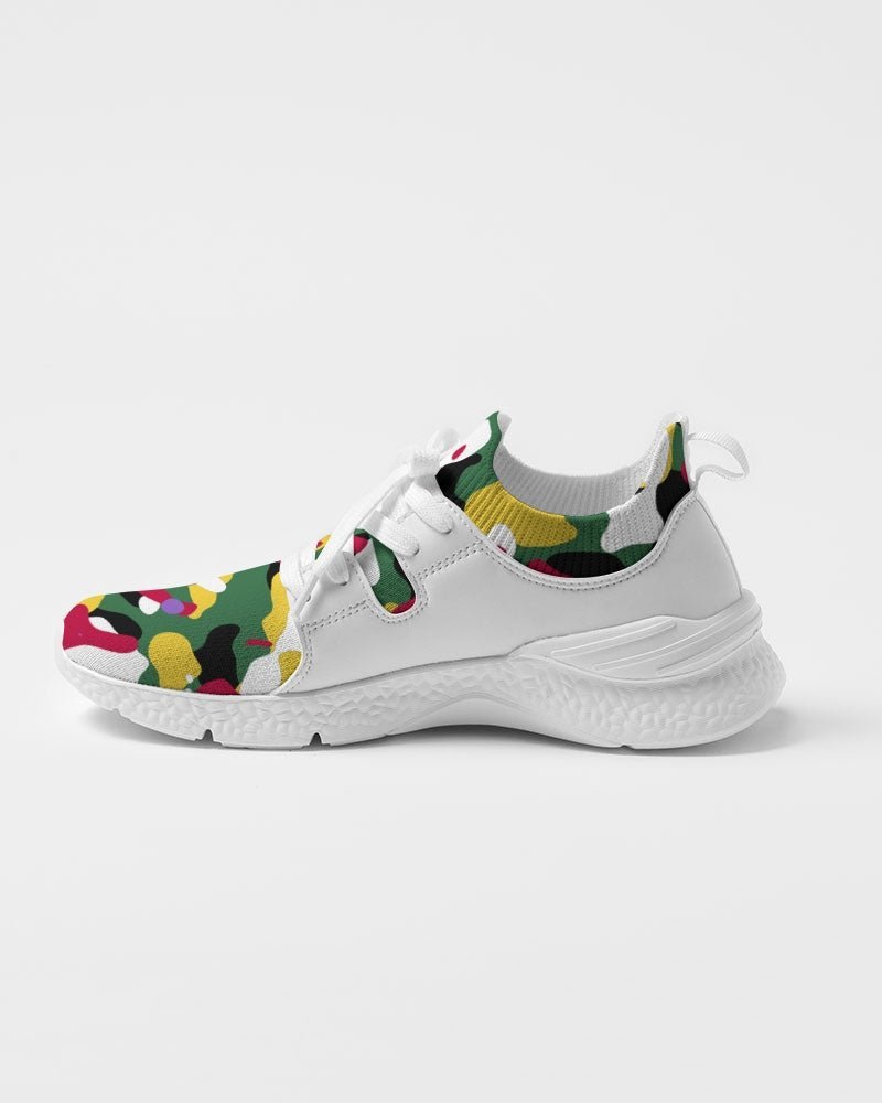 Dominica Flag Camo Men's Two-Tone Sneaker - Conscious Apparel Store