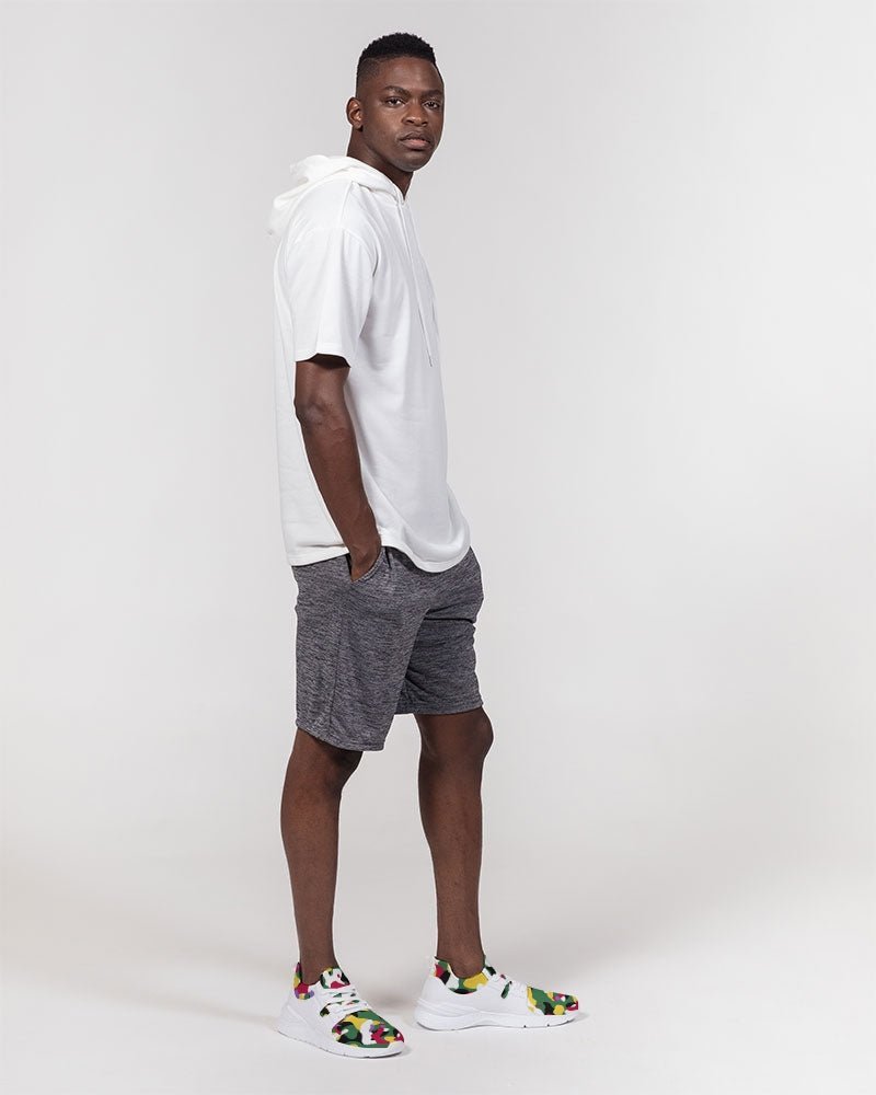 Dominica Flag Camo Men's Two-Tone Sneaker - Conscious Apparel Store