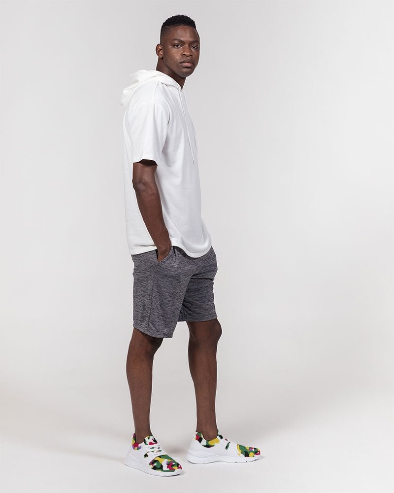 Dominica Flag Camo Men's Two - Tone Sneaker - Conscious Apparel Store