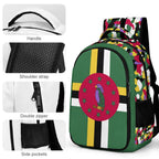 Dominica Flag Casual Backpack - Conscious Apparel Store