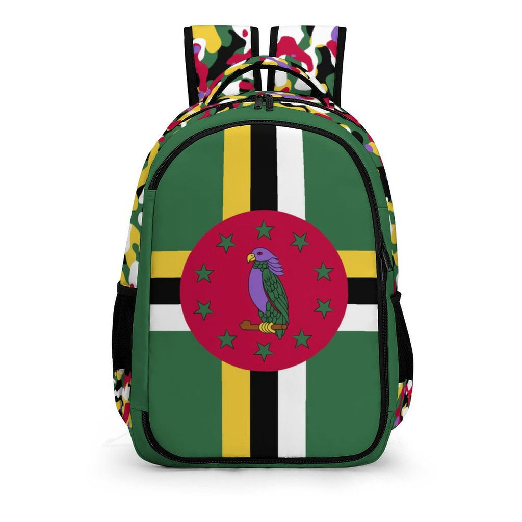 Dominica Flag Casual Backpack - Conscious Apparel Store