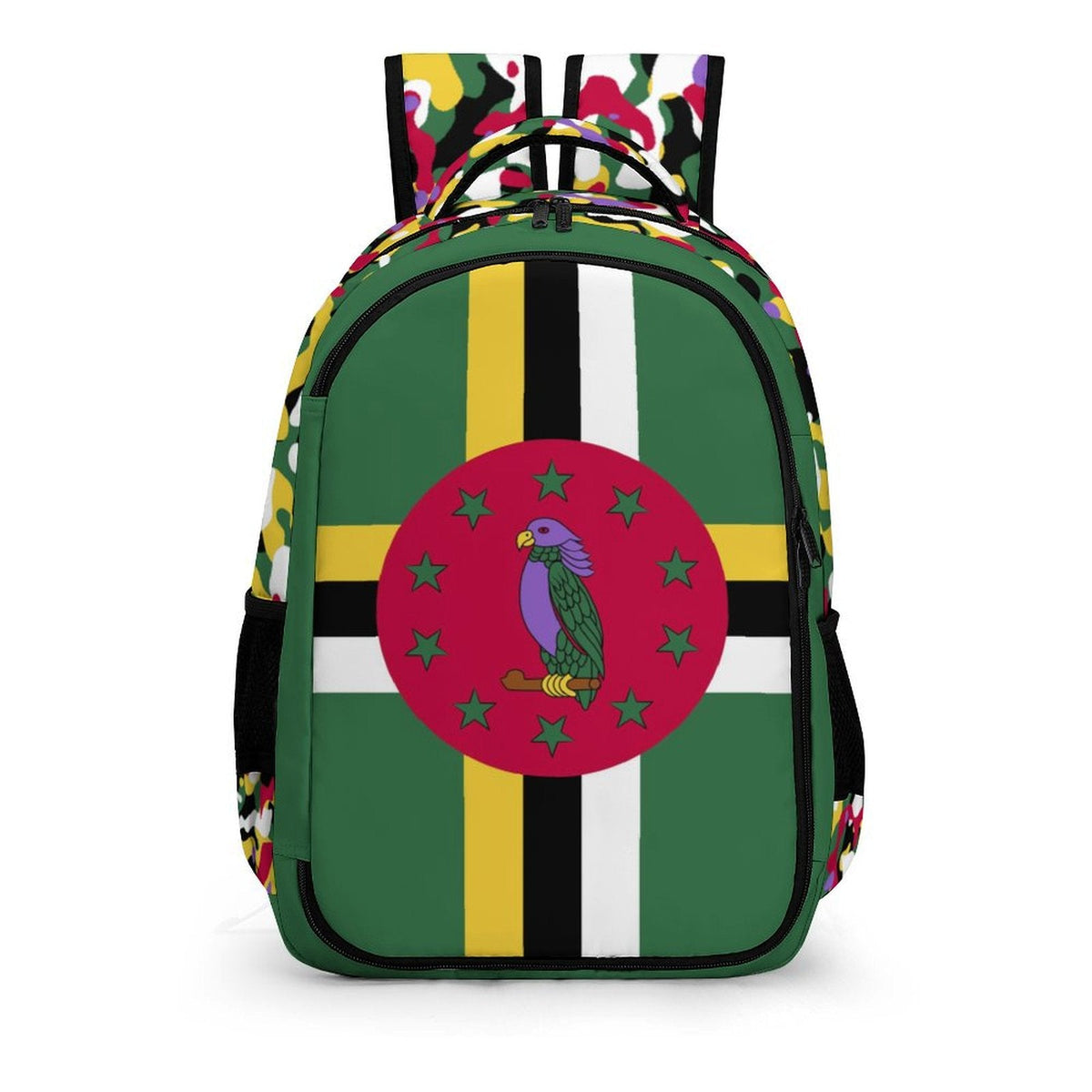 Dominica Flag Casual Backpack - Conscious Apparel Store